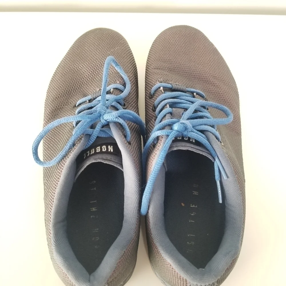 NoBull Navy Gum Outwork Training Shoes Men's 9.5 Women's 11 Athletic Active